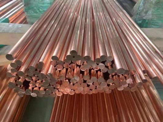 Cu 99.99% Copper Round Bar Rectangular H59 H62 1.0-200mm GB T19849-2005