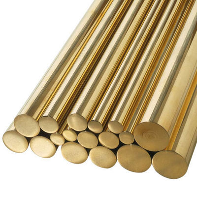 CuZn33 CuZn36 Round Brass Rod Bright 20mm
