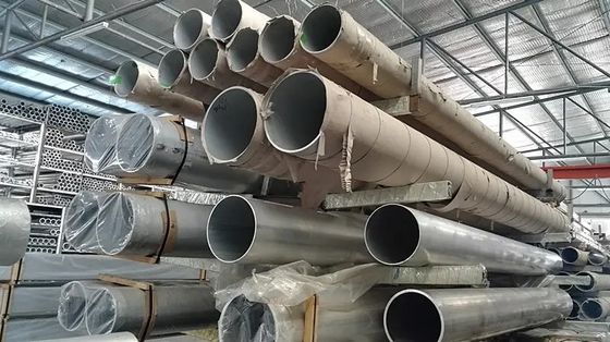 Brushed Sand Blasted 6063 aluminium alloy tube