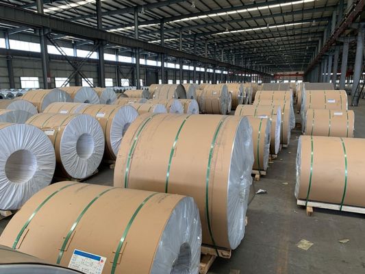 DIN EN Aluminum Sheet Coil Smooth Industrial Construction Aluminum Coil