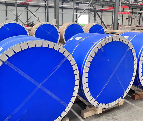 PVC Coated Textured Aluminum Coil 1070 1100 Purity