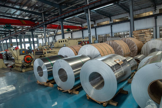 White Embossed Aluminum Coil Stock GB DIN EN Standard